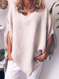 Minimalist Crew Ausschnitt Sweatshirts