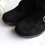 Rutschfeste Stiefel mit tiefem Fersenstrick