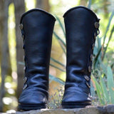 Damen Retro Stiefel Große Größen