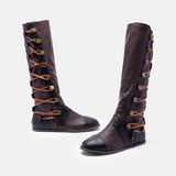Damen Retro Stiefel Große Größen