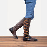 Damen Retro Stiefel Große Größen