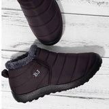 Damen Schneestiefel aus Pelz