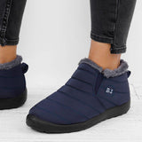 Damen Schneestiefel aus Pelz