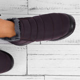 Damen Schneestiefel aus Pelz