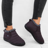 Damen Schneestiefel aus Pelz