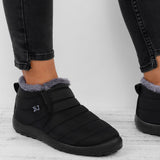 Damen Schneestiefel aus Pelz