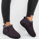 Damen Schneestiefel aus Pelz