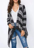 Lässiger Quaste Pullover Mantel