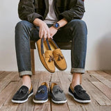 Leder Casual Schuhe