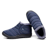 Damen Schneestiefel aus Pelz