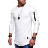 Männer Langarm T Shirt Casual