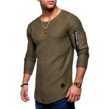Männer Langarm T Shirt Casual