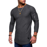 Männer Langarm T Shirt Casual