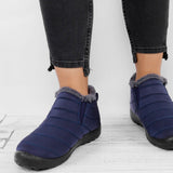 Damen Schneestiefel aus Pelz