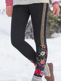 Lässige Geblümte Hose