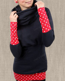 Langarm Lässiges Sweatshirt mit Farbblock