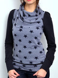 Retro Baumwollgemisches Sweatshirt