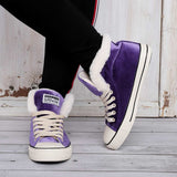 Damen Converse Pelz Sneakers Wildleder Schnürschuhe