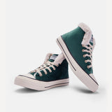 Damen Converse Pelz Sneakers Wildleder Schnürschuhe