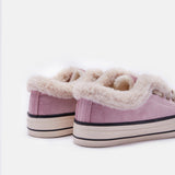 Damen Converse Pelz Sneakers Wildleder Schnürschuhe