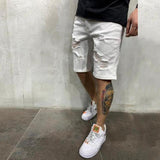 Herren Kurze Jeans Hose