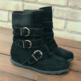 Rutschfeste Stiefel mit tiefem Fersenstrick