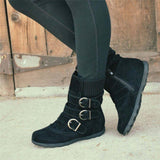 Rutschfeste Stiefel mit tiefem Fersenstrick