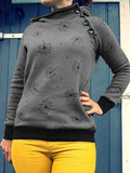 Print Lässiges Sweatshirt