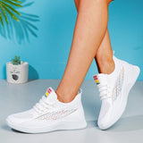 Flyknit Stoff Perforiert Schnürsneakers