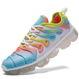 Gradient Farben Luftkissen Sportlich Plateau Sneakers Sportschuh