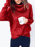 Turtleneck Rollkragenpullover Leicht Warm