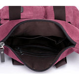 Mit grossem Fassungsvermögen Segeltuch Leder Umhängetasche Crossbody Tasche für Arbeit auf Reisen