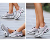 Perforiert Luftkissen Plateausneakers