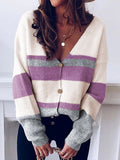 V usschnitt Minimalist Cardigan