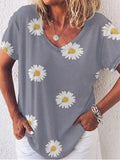 Kleines Daisy Loose Casual Oversized T-Shirt