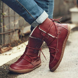 Flach Stiefelette