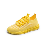 Damen Masche Atmungsaktiv Perforierte Sneakers