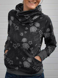 Print Lässige Sweatshirts mit Rollkragen