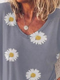 Kleines Daisy Loose Casual Oversized T-Shirt