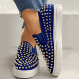Niete Slip-On Plateau Sneakers Loafers