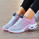 Flyknit Stoff Farbkombination Schnürsneakers Lila Pink