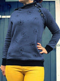 Print Lässiges Sweatshirt
