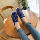 Niete Slip-On Plateau Sneakers Loafers