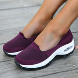 Luftkissen Plateauschuhe Sneakers Lila