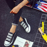 Canvas Minimalist Slip-On Sneakers Gelb Grün