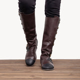 Damen Retro Stiefel Große Größen