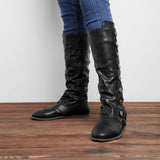 Damen Retro Stiefel Große Größen