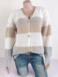 V usschnitt Minimalist Cardigan