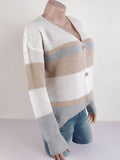 V usschnitt Minimalist Cardigan