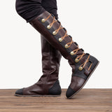 Damen Retro Stiefel Große Größen